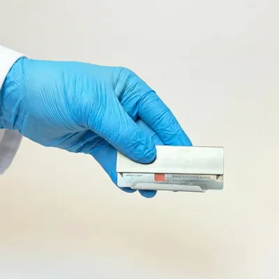 Nahaufnahme von WASHchecks.de Reinigungsindikatoren